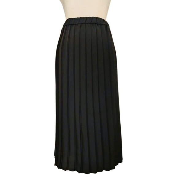 Peter Popovitch Dresses & Skirts - Vintage Peter Popovitch Pleated Black Maxi Skirt Size Medium